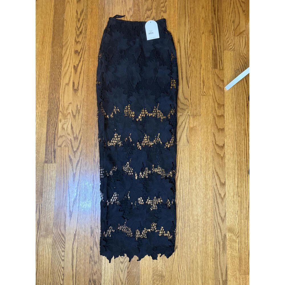 Rumer Tropez Skirt Maxi Floral Lace Size Small